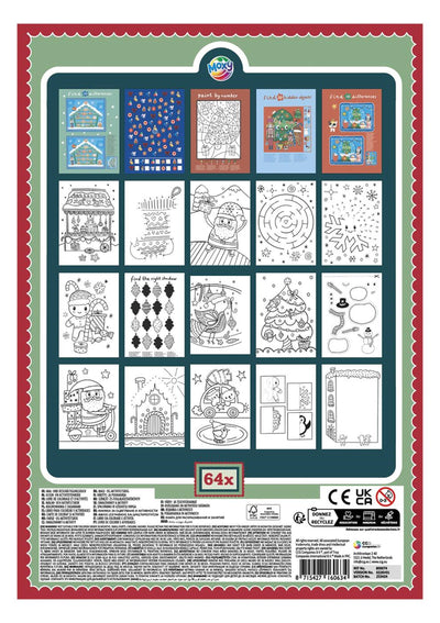 Creative craft group kleur- en activiteitenboek kerstmis - 64pag