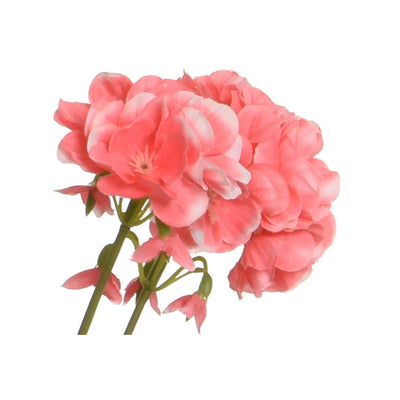 Decoris fiori artificiali in vaso di poliestere 25x25x35cm
