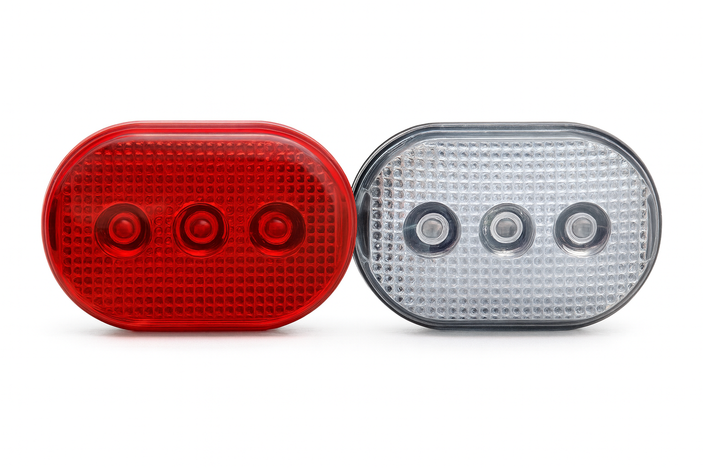 Edge Ledverlichtingset City 3 Led voor + achter inclusief batterijen