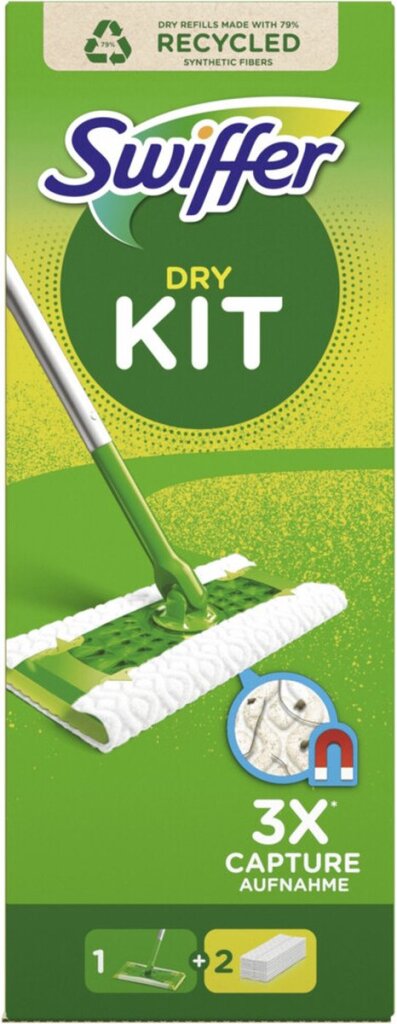 Swiffer Swiffer Starterskit con 1 mango 2 toallitas secas Navullingen 1 set