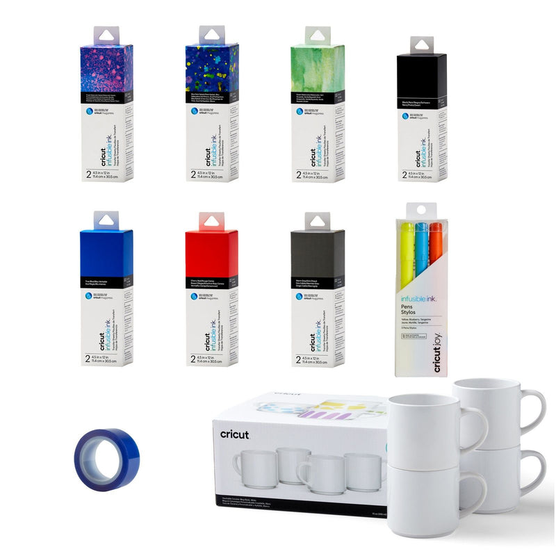 Cricut Joy • pacchetto premium in tessuto per tazze