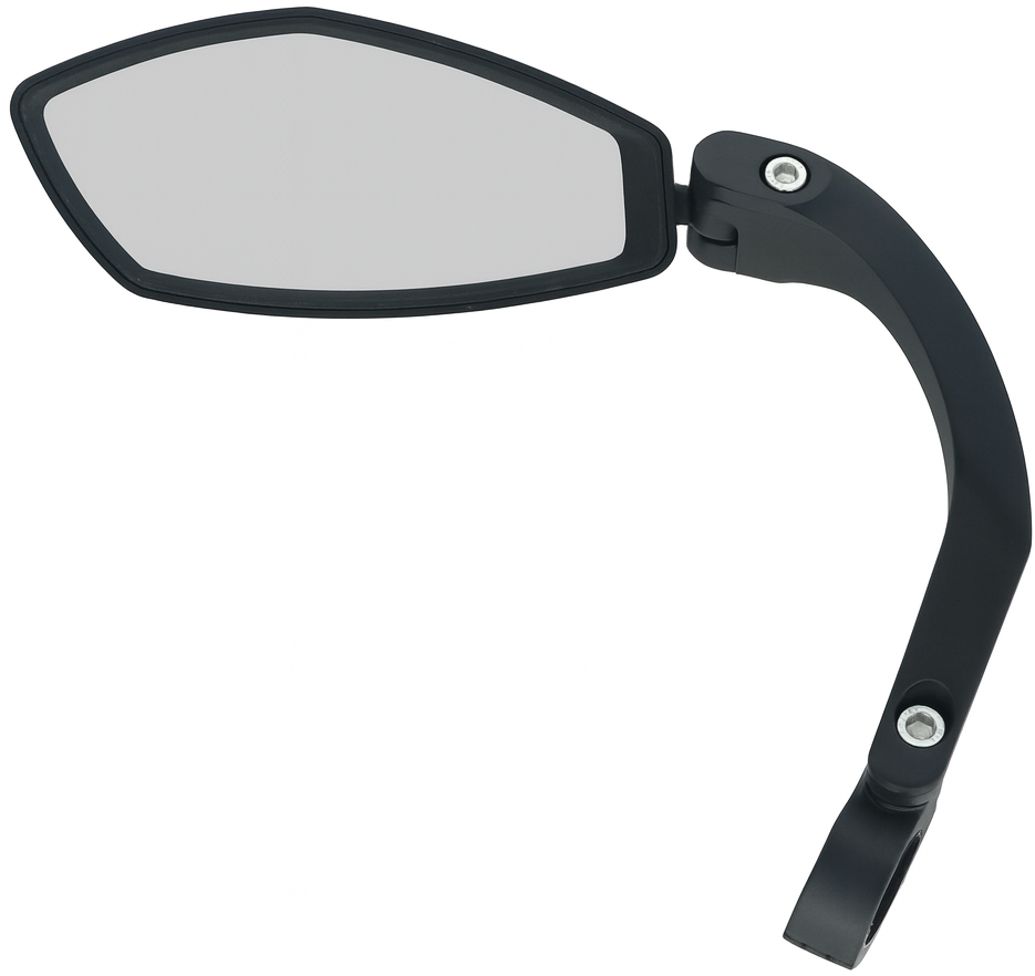 EDGE SPIEGEL E-BIKE Izquierda 360 grados ajustables 21-26 mm-negro