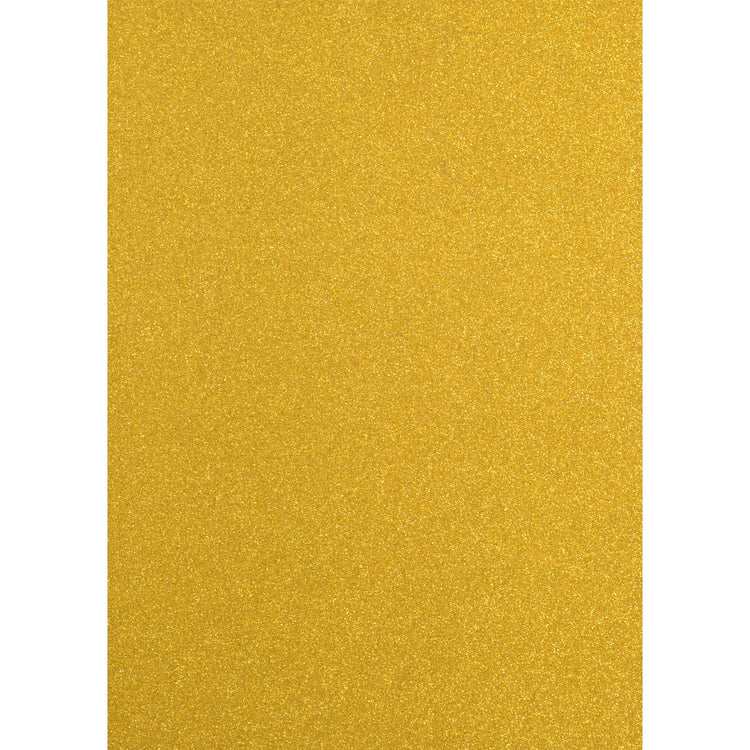 Florence • glitterpapier a4 5x 250g goudgeel