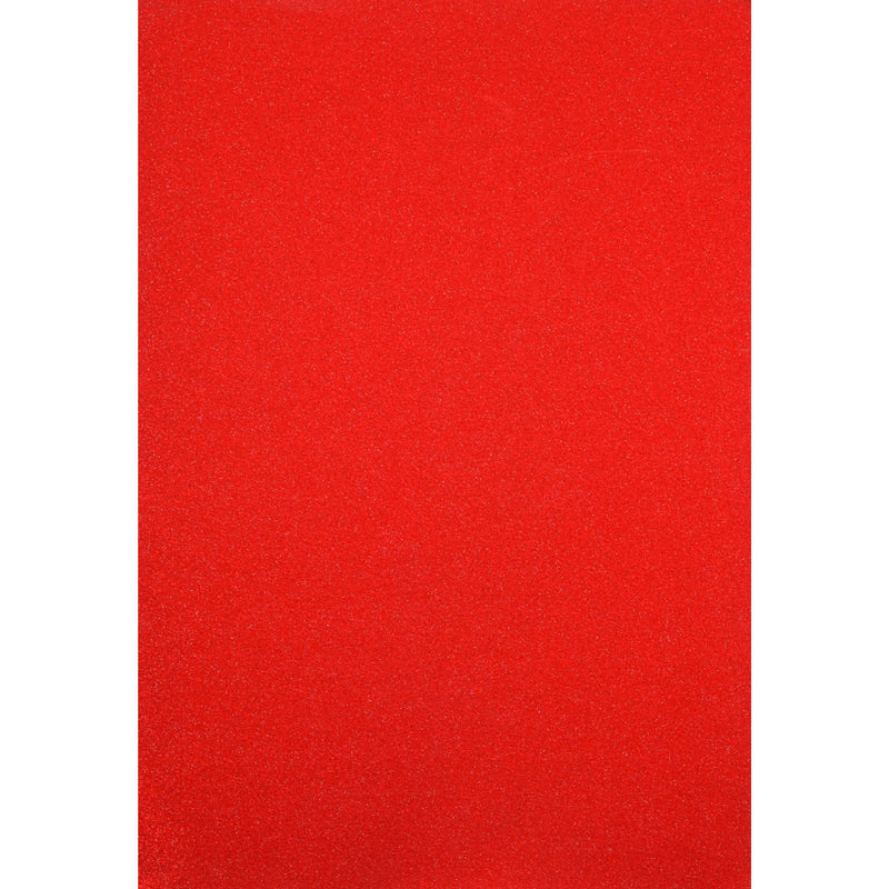Florence • glitterpapier 250g a4 rood 5x