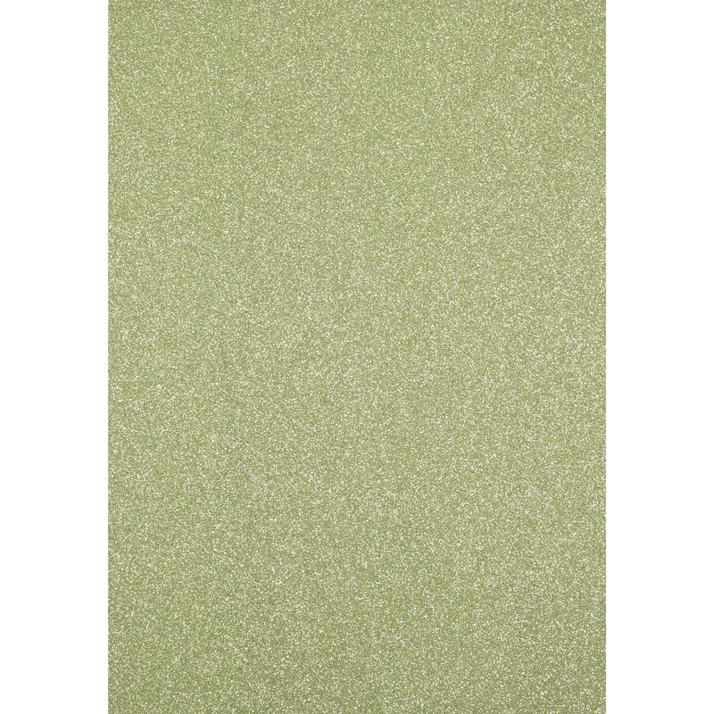 Florence • glitterpapier 250g a4 lichtgroen 5x