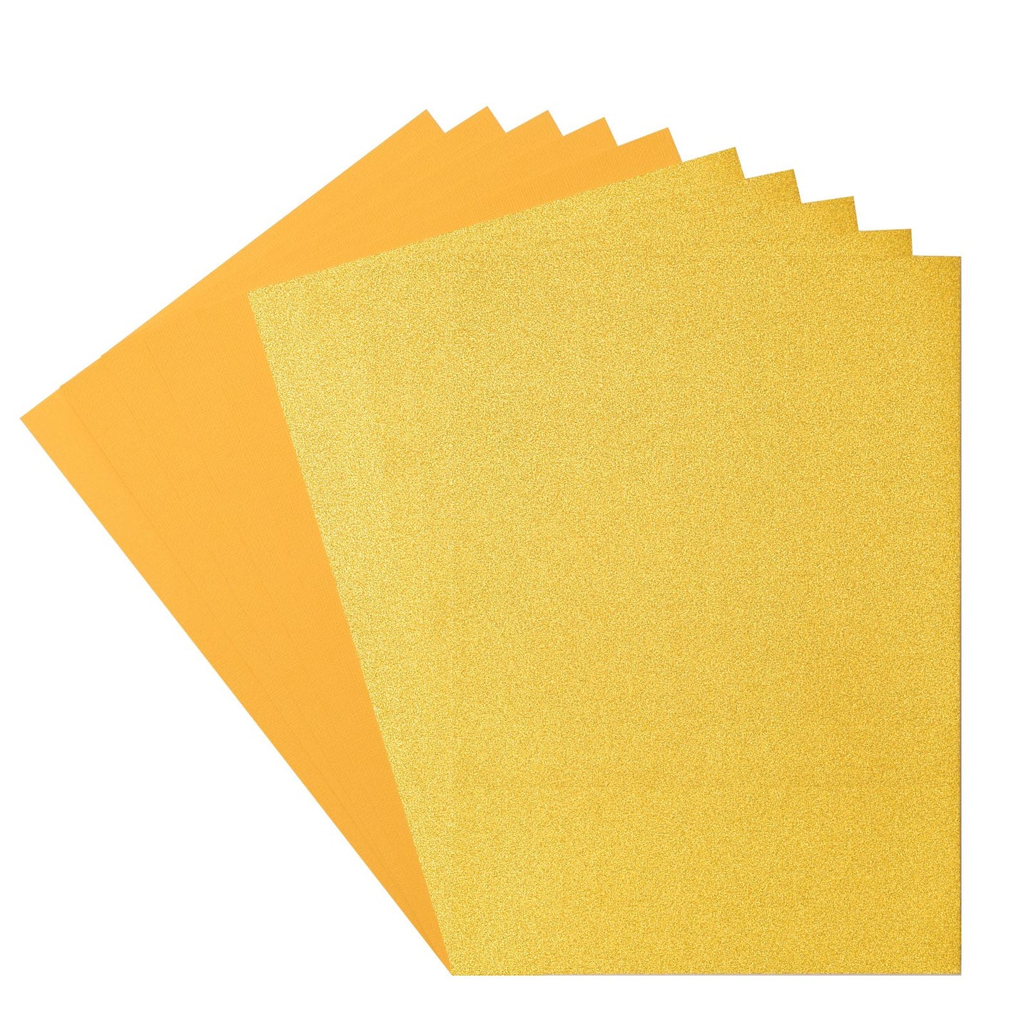 Firenze • set carta glitter e cartoncino 216g a4 10x ape oro giallo
