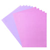 Firenze • set carta glitterata e cartoncino 216g a4 10x giacinto lavanda