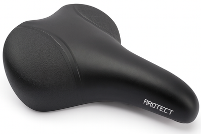 Edge Fietszadel City Protect With Corner Protection Black