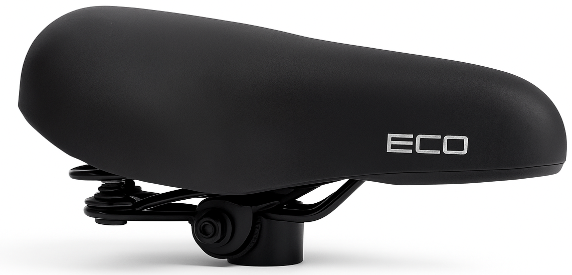 Bicycle Saddle Edge City Eco - Nero (sulla mappa)