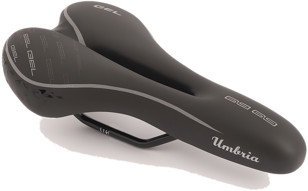 Fietszadel Edge Umbria Gel - zwart