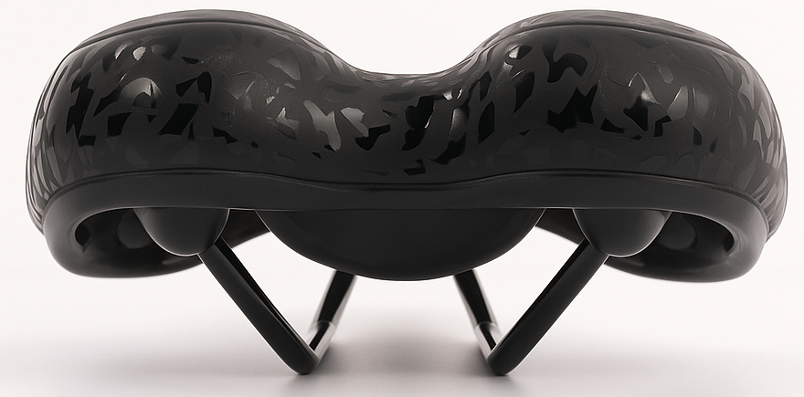 Fietszadel Edge Umbria Gel - zwart