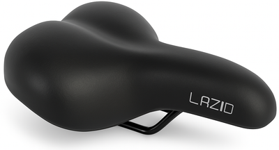 Saddle de bicicleta de borde lazio negro