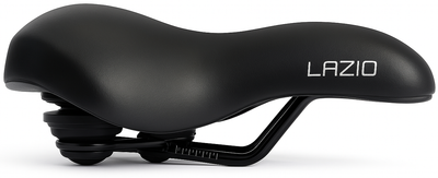 Saddle de bicicleta de borde lazio negro