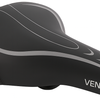 Edge fietszadel veneto incl. oppakbeugel en achterlicht - zwart