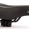 Edge fietszadel veneto incl. oppakbeugel en achterlicht - zwart