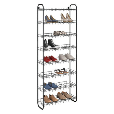 Giaccia scarpa da scarpe Metaltex Metaltex 8 piani 64x23x165 cm nero