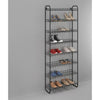 Giaccia scarpa da scarpe Metaltex Metaltex 8 piani 64x23x165 cm nero