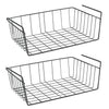 Metaltex metaltex babette cesto appennato 40x26x14 cm neri 2 pezzi