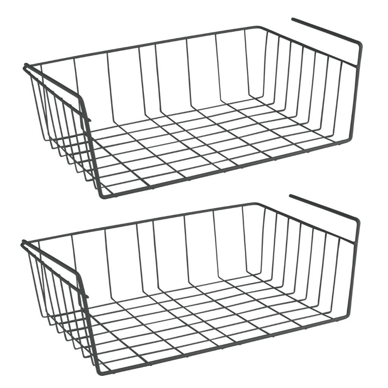 Metaltex Metaltex Babette Hang Canasta 40x26x14 cm Negro 2 piezas