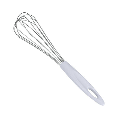 Metaltex metaltex batidor 30 cm de acero inoxidable blanco blanco