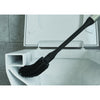 MetalTex MetalTex Pennello per toilette pulito + Porta 13x8x47 cm in acciaio inossidabile nero