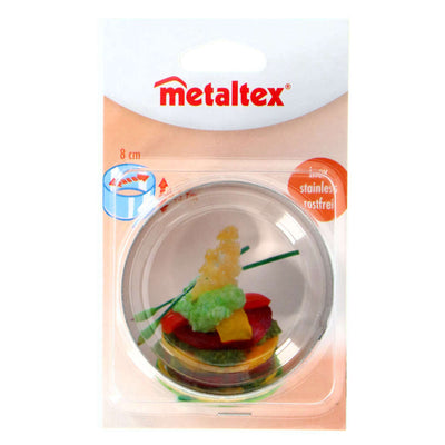 Anello da forno metallico metaltex 8x4,5 cm in acciaio inossidabile