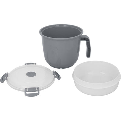 Metaltex Metaltex Versholding Bin 1L Grey