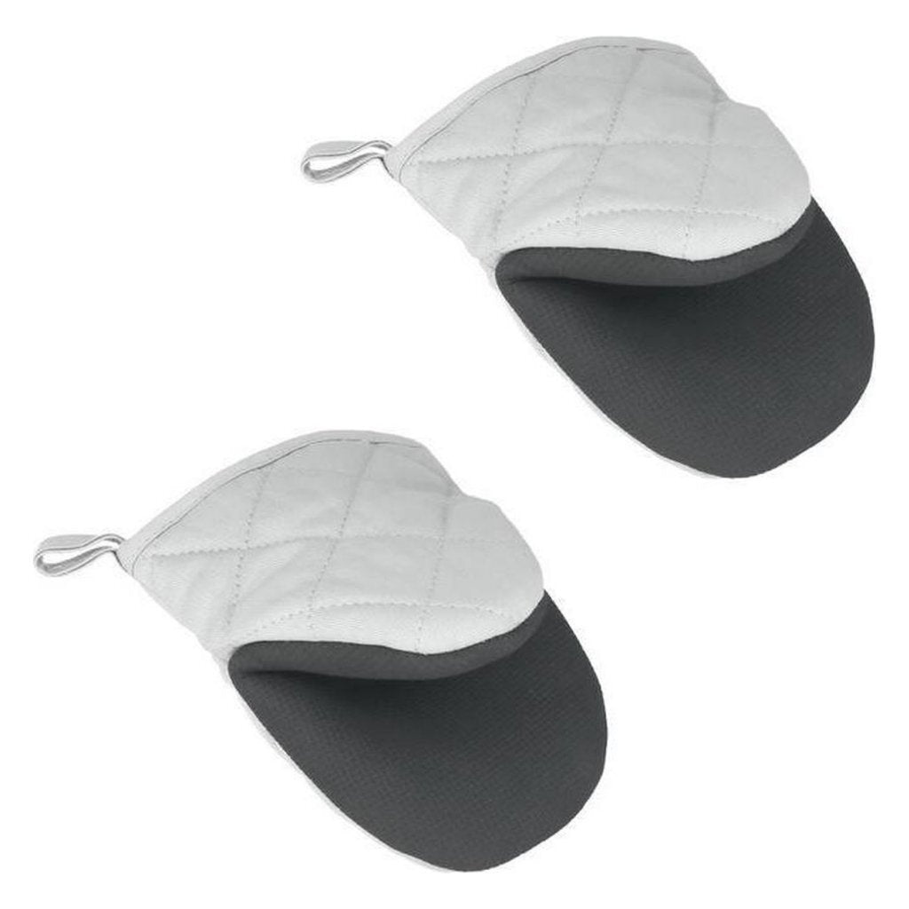 Metaltex Metaltex Guantes de horno de algodón 14x14 cm blanco 2 piezas