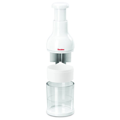 Metaltex Metaltex Kitchen Helpers Twist Onion on Cebor Cutter White