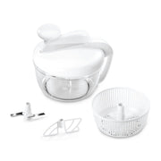 Metaltex kitchen helpers topedo slacentrifuge wit transparant - afbeelding 1