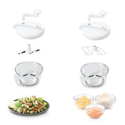 Metaltex kitchen helpers topedo slacentrifuge wit transparant - afbeelding 2
