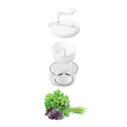 Metaltex kitchen helpers topedo slacentrifuge wit transparant - afbeelding 3