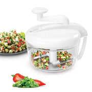 Metaltex kitchen helpers topedo slacentrifuge wit transparant - afbeelding 4