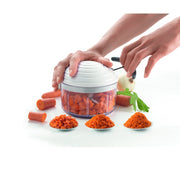 Metaltex rotomac revolutionaire groentehakker wit transparant - afbeelding 3