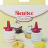 Metaltex Metaltex Decoration Set Dolceforno 9 x 7 cm transparente