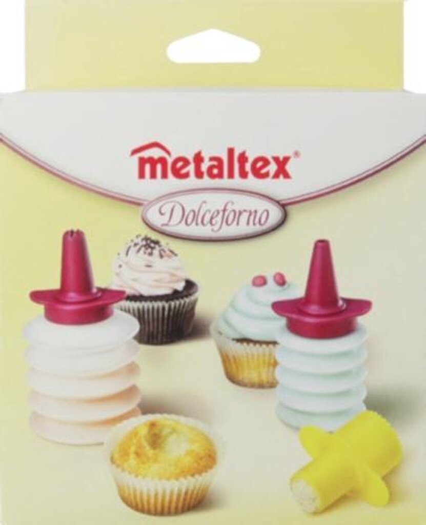 Metaltex Metaltex Decoration Set Dolceforno 9 x 7 cm transparente