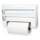 Metaltex Metaltex Kitchen Roll Roller con ayuda de corte blanco
