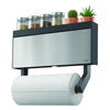 Metaltex Metaltex Kitchen Helpers Tanker de rollo de cocina Tango con ayuda de corte 38x6x17 cm de acero inoxidable gris