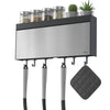 Metaltex Metaltex Kitchen Helpers Tanker de rollo de cocina Tango con ayuda de corte 38x6x17 cm de acero inoxidable gris