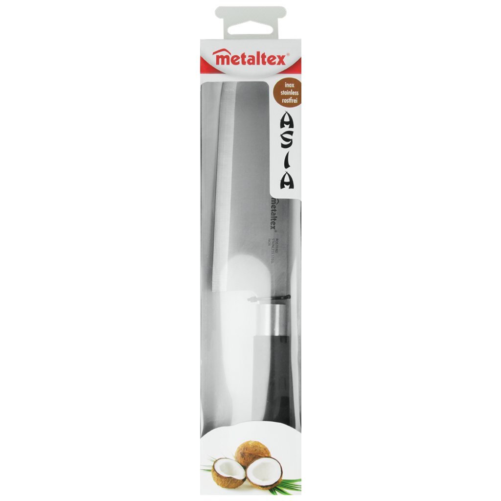 Metaltex metaltex asia usubamans 31 cm de acero inoxidable negro