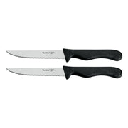 Metaltex Methetx Basic Line Steak Knives 2 piezas de acero inoxidable Negro - afbeelding 2