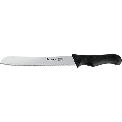 METALTEX METALTEX LINE BASICE Broodmes 31 cm in acciaio inossidabile nero