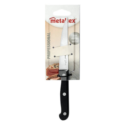 MetalTex Metaltex Professional Steak Knefe 21 cm in acciaio inossidabile nero