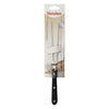 Metaltex metaltex profesional bifurcación 28.5 cm de acero inoxidable negro