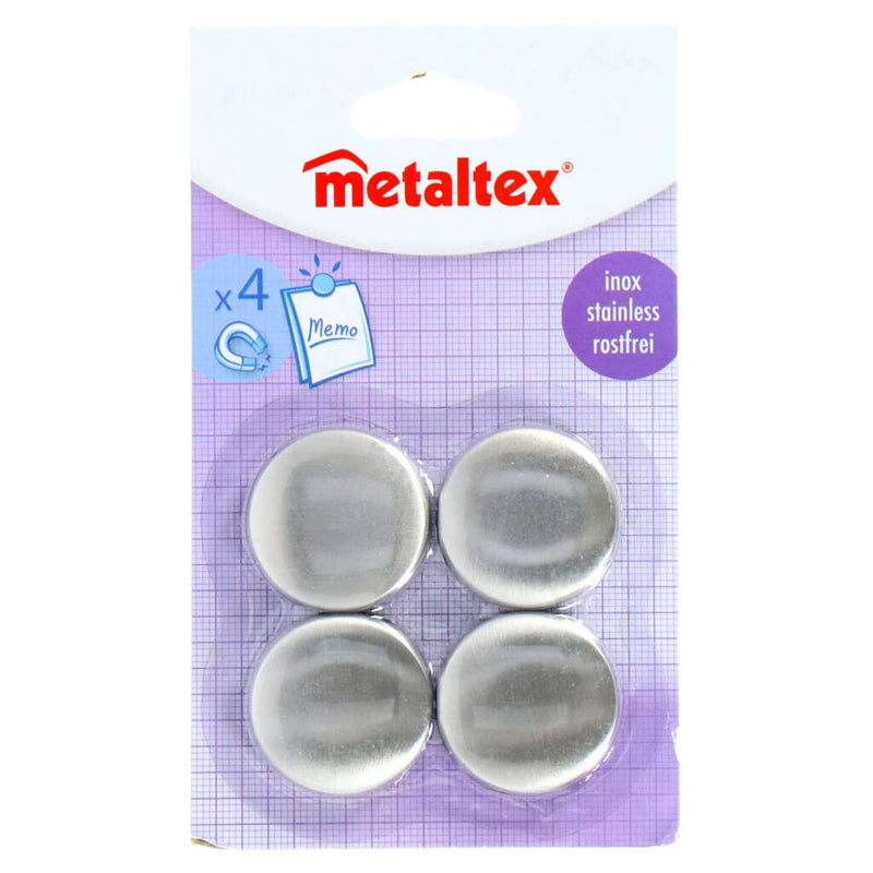 Magneti metallici metallici di metaltex intorno a 4 acciaio inossidabile