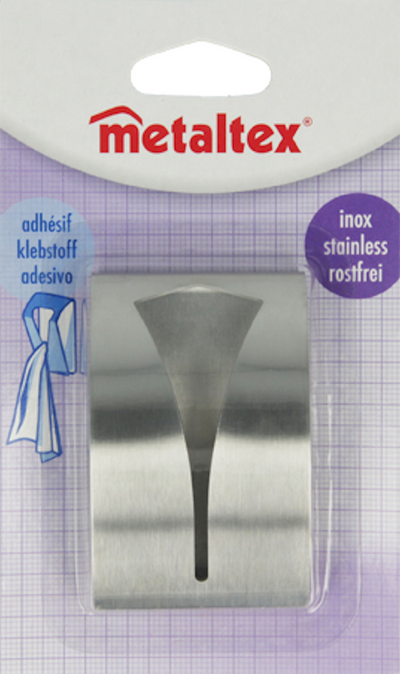 Metaltex Metaltex Toalla Autoadhesivo Acero inoxidable