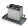 Metaltex Metaltex Kitchen Helpers Organizzatore del lavandino in ordinazione 24x13x14 cm grigio