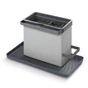 Metaltex kitchen helpers tidy tex gootsteen organiser 24x13x14 cm grijs - afbeelding 1