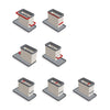 Metaltex Metaltex Kitchen Helpers Organizzatore del lavandino in ordinazione 24x13x14 cm grigio