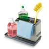 Metaltex Metaltex Kitchen Helpers Organizzatore del lavandino in ordinazione 24x13x14 cm grigio